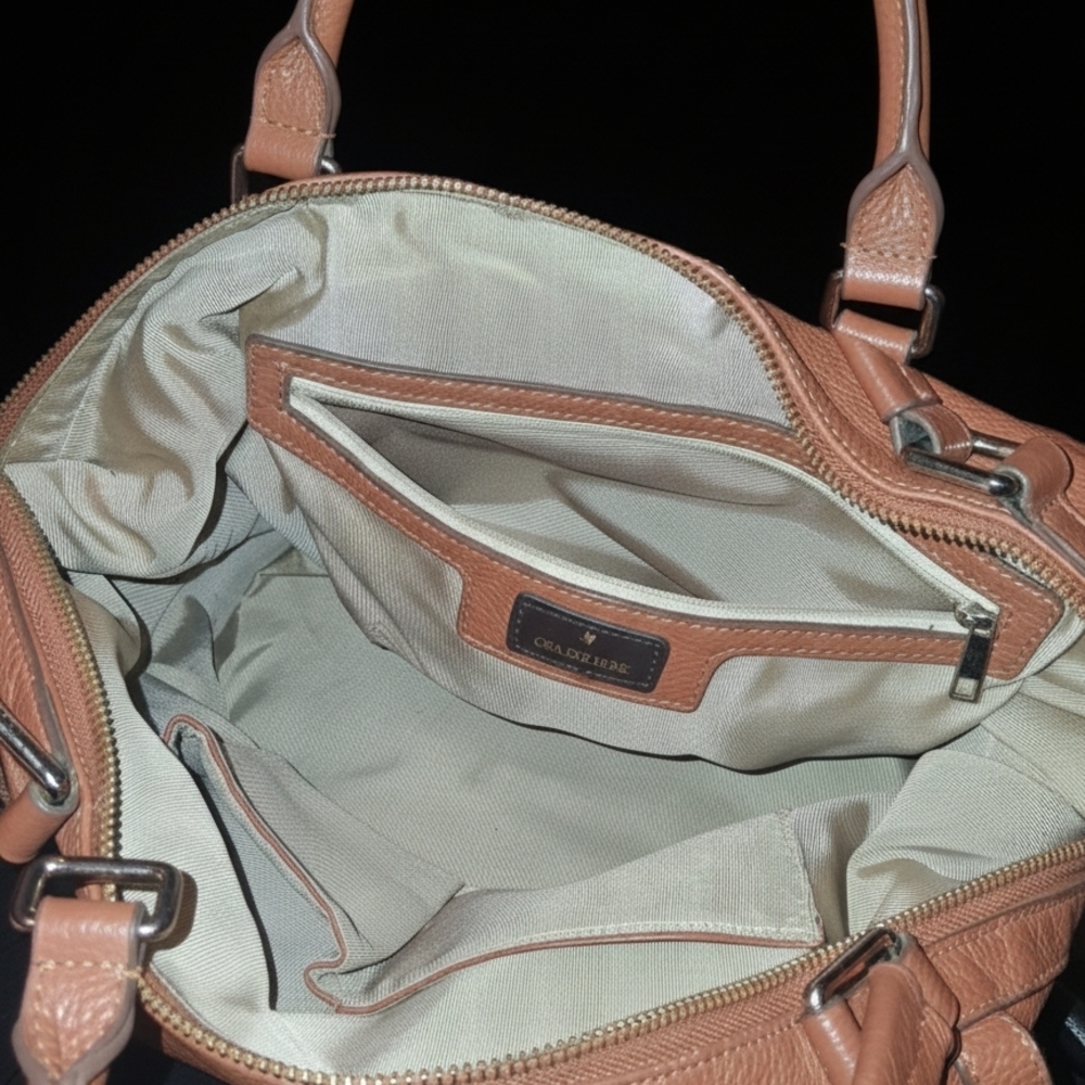 Brown Leather Handbag - Picture 2 of 3